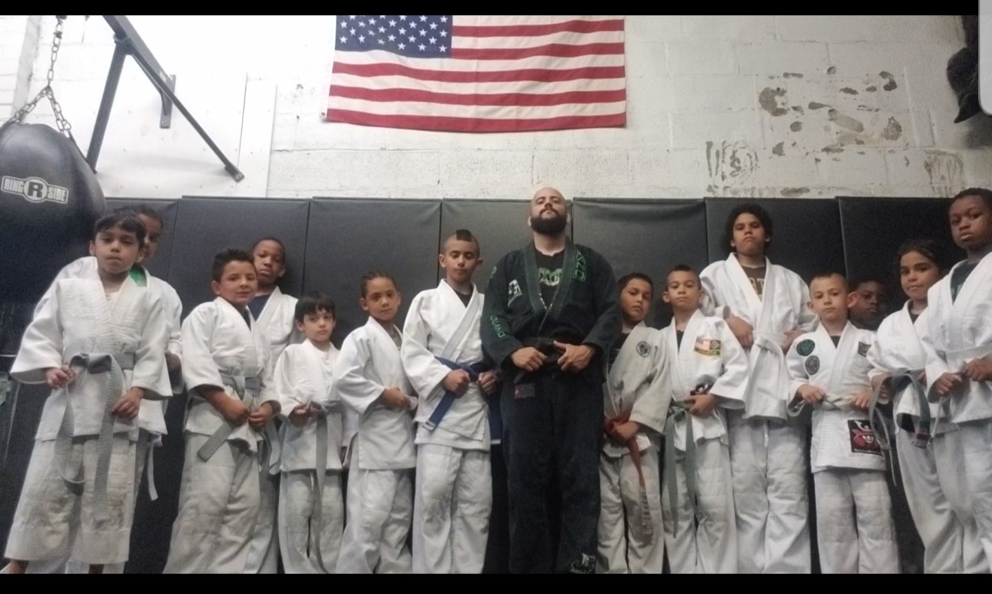 Kids martial arts camp with Coach Anthony at Jungle Gym Bronx
