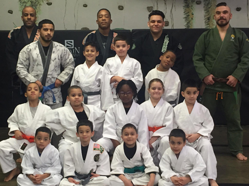 Students training at Jungle Gym Martial Arts in the Bronx